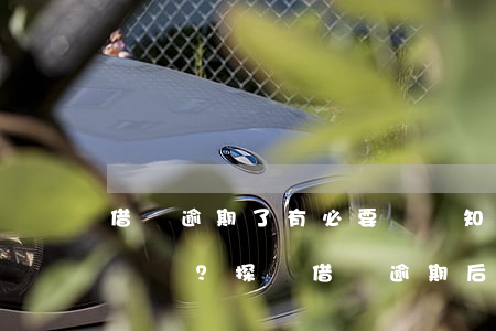 借唄逾期了有必要還嗎知乎，是否必要還款？探討借唄逾期后的處理方式與影響